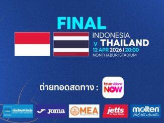 ดูฟุตซอลสด ทีมชาติไทย พบ อินโดนีเซีย ฟุตซอลชิงแชมป์เอเชีย 2026 รอบชิงชนะเลิศ ถ่ายทอดสดทาง TrueVisions Now